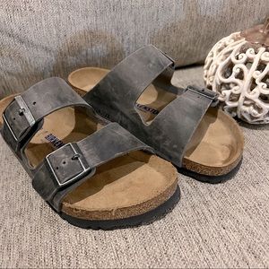 Birkenstock Arizona-soft bed-size 39-Dove Gray